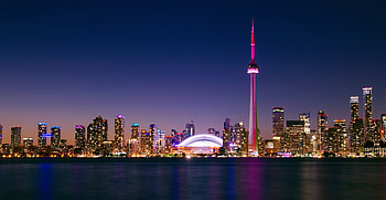 Cities, Night, Architecture, City, Building, Canada, Coast, Toronto HD wallpaper