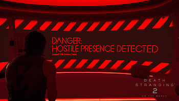 Danger: Hostile Presence — Death Stranding, Video Game HD wallpaper