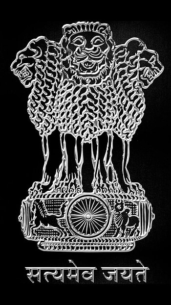 Emblem, art, passport, black and white HD phone wallpaper