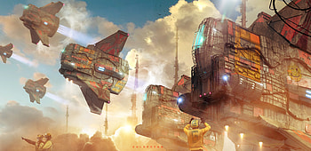 Rise Of An Empire, artist, artwork, digital-art, scifi, future, artstation HD wallpaper