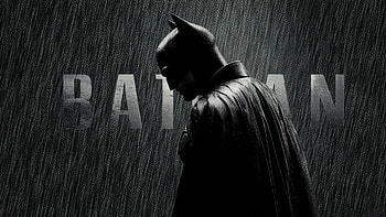 The Unstoppable Batman In Rain, batman, superheroes, artwork, art, digital-art, ai, monochrome, black-and-white HD wallpaper