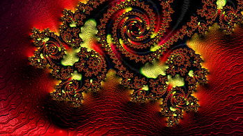 Trippy Psychedelic Fractal, trippy, psychedelic, trance, red, dark, Abstract, fractal HD wallpaper