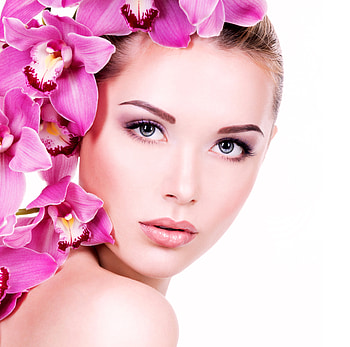 ღ, Flowers, Closeup, Young, Portrait HD wallpaper