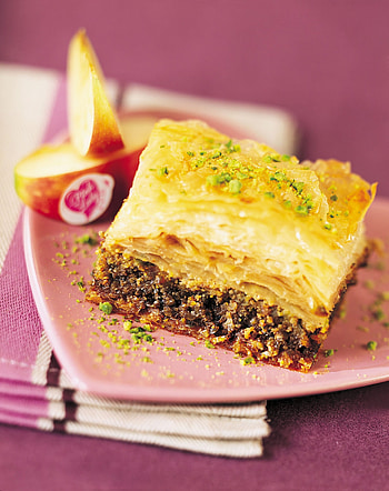 Baklava, Sweet honey syrup, Flaky layers, Nutty delight HD phone wallpaper