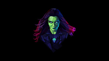 Gamora Digital Art, gamora, superheroes, digital-art, artist, artwork, deviantart HD wallpaper