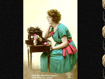 A Unknown Model37, colorized, ad, vintage, A Unknown Model HD wallpaper