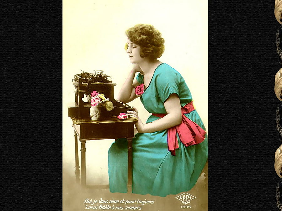 A Unknown Model37, colorized, ad, vintage, A Unknown Model HD wallpaper
