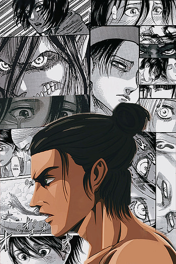 Attack On Titan, anime, erenyeager, attackontitan HD phone wallpaper