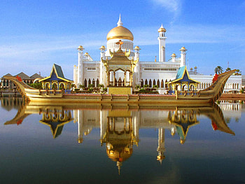Brunei travels, Sultan Omar Ali Saifuddin Mosque, Bandar Seri Begawan, Asia HD wallpaper