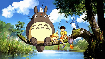 My Neighbor Totoro, Totoro computer , Adorable characters, Delightful fantasy HD wallpaper