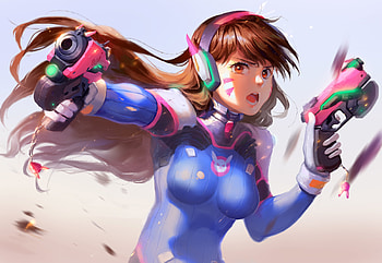 Dva Overwatch Video Game, dva-overwatch, overwatch, games, artwork HD wallpaper