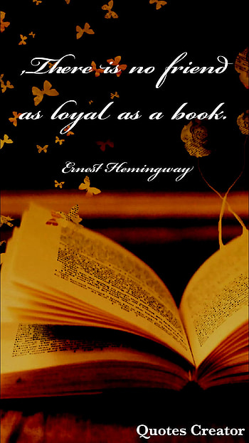 Book is a loyal friend, books, qoute, citation HD phone wallpaper