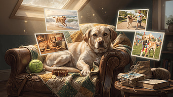 Old Dog, Labrador Retriever, Dog HD wallpaper