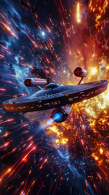 USS Enterprise - Epic Space Voyage Design, USS Enterprise HD phone wallpaper