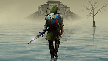The Legend Of Zelda Walking Art, the-legend-of-zelda, games, 2019-games HD wallpaper