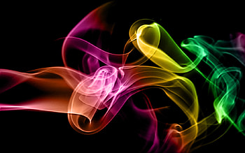 Colorful Pastel Smoke 4, smoke, coloful pastel, black, 3d HD wallpaper
