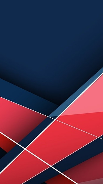 material design blue, red, stripes, samsung, shapes, geometric, pattern, abstract, lines, tint, smooth HD phone wallpaper