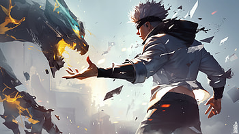 Jujutsu Kaisen Satoru Gojo, Anime, Jujutsu Kaisen, Satoru Gojo HD wallpaper