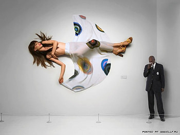 Girl on Wall, cool, graphy HD wallpaper