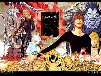 Death Note, anime, dark HD wallpaper