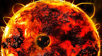 Universe, Sun, Flash, Planet, Star, Energy, Outbreaks HD wallpaper