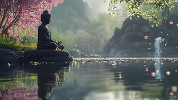 Serene Zen: Tranquility, zen, buddha, serenity, nature HD wallpaper