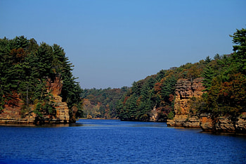 wisconsin dells, nature, fun, forest, lake HD wallpaper
