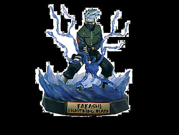 LIGHTING BLADE!, musthave, kakashi, statue, lightingblade HD wallpaper