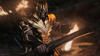 Thanos, 2020 art, Superhero , Marvel's iconic character HD wallpaper