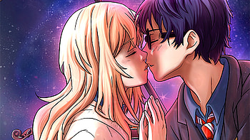 Anime lip kiss , Passionate moments HD wallpaper