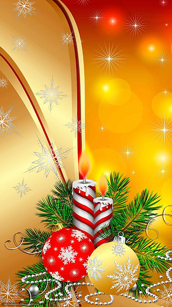 Happy New Year, Yellow Background HD phone wallpaper