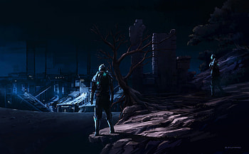 Art, Silhouette, Human, Person, Anonymous, Backpack, Rucksack HD wallpaper