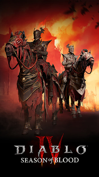 Diablo IV Season of Blood , video game, Diablo IV HD phone wallpaper