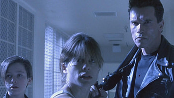 Terminator 2, screencapture, Shotgun movie prop HD wallpaper