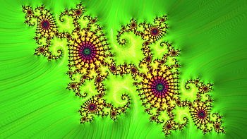 Trippy Psychedelic Fractal, colorful, colors, green, Abstract, fractal, abstract green HD wallpaper