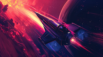 Epic Spacecraft Adventure, aircraft, spaceship, space HD wallpaper