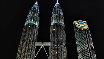 Cities, Night, Shine, Light, Skyscrapers HD wallpaper