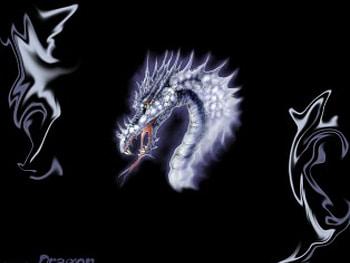 dragon head, dragon, lightening head, ice heat HD wallpaper