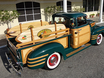 1950 Chevy Woody Pickup, old, pickup, woody, truck HD wallpaper