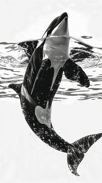 Majestic Orca Whale HD phone wallpaper