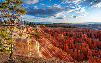 Bryce Canyons NP, Utah, clouds, nature, usa, canyon HD wallpaper