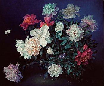 By Jose Escofet, jose escofet, art, painting, flower HD wallpaper