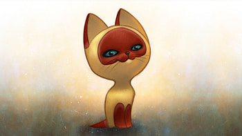 Cartoon, Cats, Kitten Gav HD wallpaper
