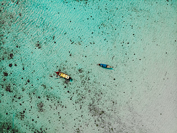 Nature, Water, Boats, View From Above HD wallpaper