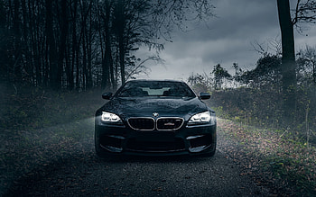 Cars, Forest, Fog, Front Bumper, Bmw M6 HD wallpaper