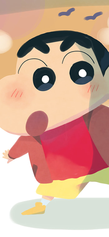 Crayon Shin-chan Playful Sunset Anime , Anime HD phone wallpaper