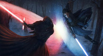 Star Wars Battle, star-wars, artist, artwork, digital-art HD wallpaper