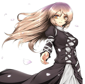 Take my hand, anime, beautiful, combat-bizen-osafune, woman, female HD wallpaper