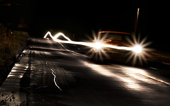 Warp Speed, cool, car, lights HD wallpaper