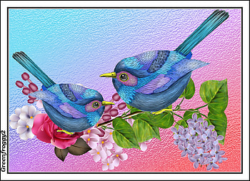 LITTLE BLUE BIRDS, BIRDS, ART, BLUE, ABSTRACT HD wallpaper